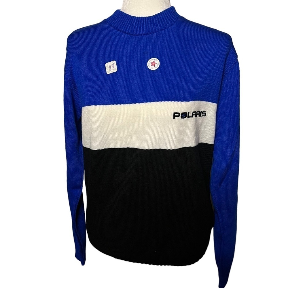 Vintage Polaris Colorblock Sweater NWT 80’s Large